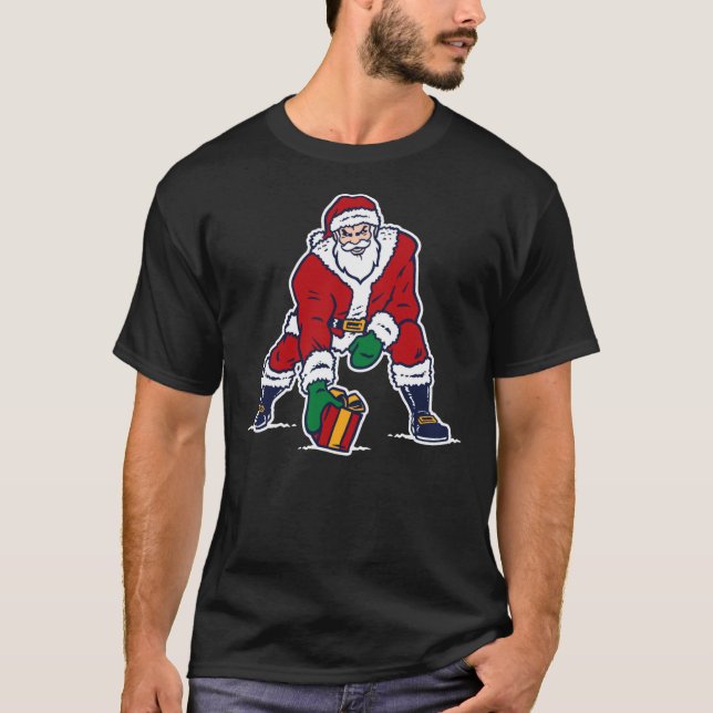Old School Patriots Santa logo Classic T-Shirt (Frente)