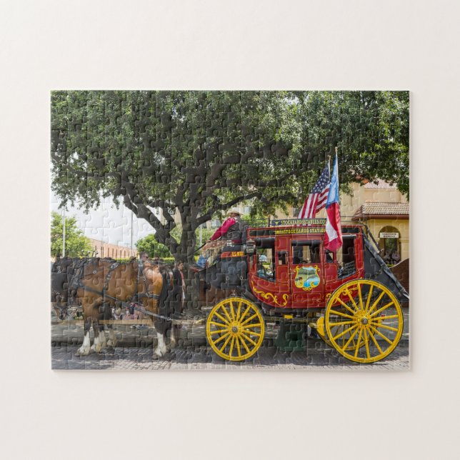 Old Stagecoach Texas. Quebra-cabeça (Horizontal)