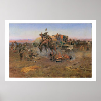 Old West Camp Cook's Tagles Art Impressão