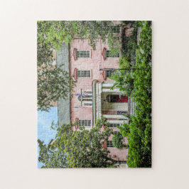 Olde Pink House Savannah Landmark Quebra-cabeça