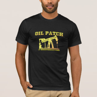 Óleo Jack, t-shirt do campo petrolífero, óleo,
