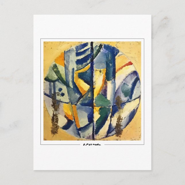 Olga Rozanova #92 - Cartão Postal de Arte (Frente)