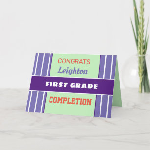 Olha! Cartão de conclusão de primeiro grau persona