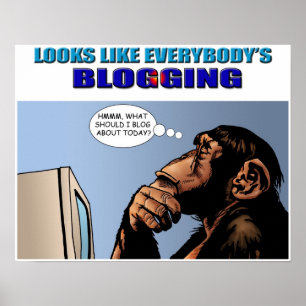 Olha como todos o poster Blogging