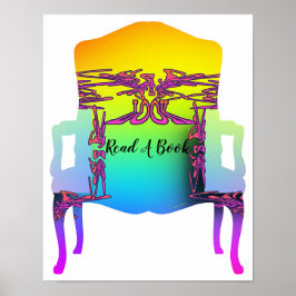 Olha, Leia Um Poster De Livro