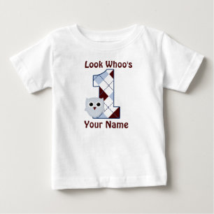 Olha quem é a camiseta de aniversário de 1 coruja