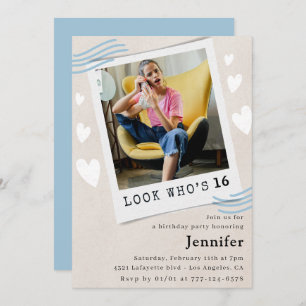 Olha quem está fazendo convites para 16 anos