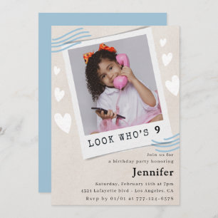 Olha quem está fazendo convites para o 9º aniversá