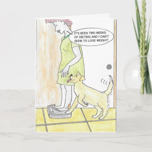 Olhando o bom cartão de aniversário (Frente)