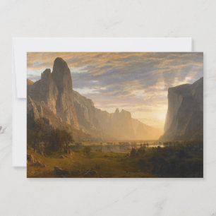 Olhando para o Vale do Yosemite   Albert Bierstadt