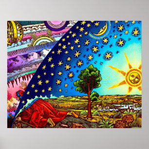 Olhando Sob Dome Flammarion Poster