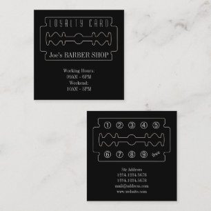 Olhar da elegância do cartão da lealdade dos