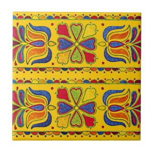 Olhar das artes & dos artesanatos do azulejo do