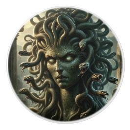 Olhar de Medusa Cabeça de Cobras da Morte