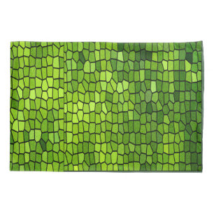 Olhar de vidro da mancha verde