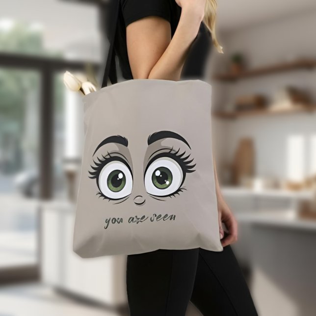Olhar Empoderado | Você É Visto Tote (Lifestyle Shot)