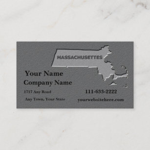 Olhar para a Cartão de visita de Massachusetts Sta