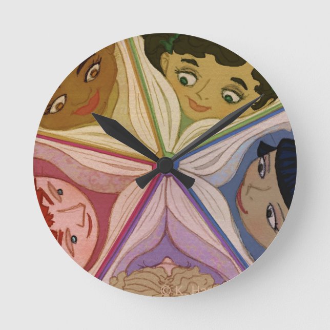 Olhar para o relógio dos Livros (Frente)