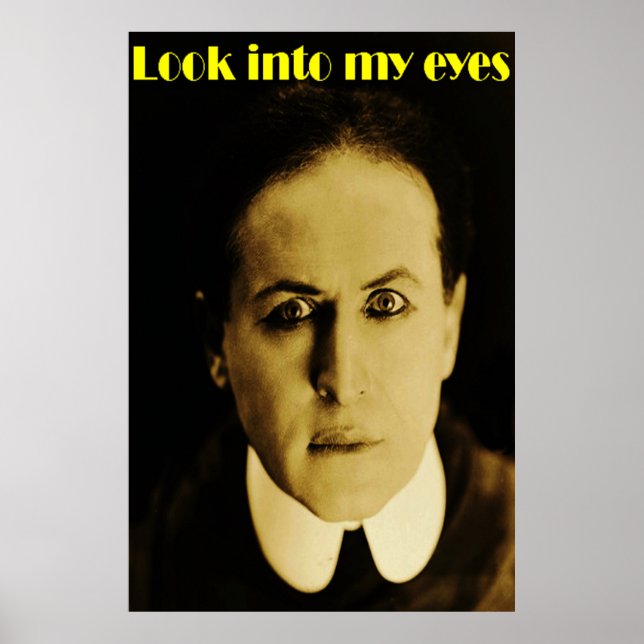 Olhe nos meus olhos - Houdini Poster (Frente)