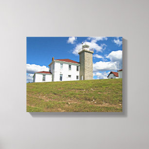 Olhe o farol do monte, Rhode - canvas da ilha