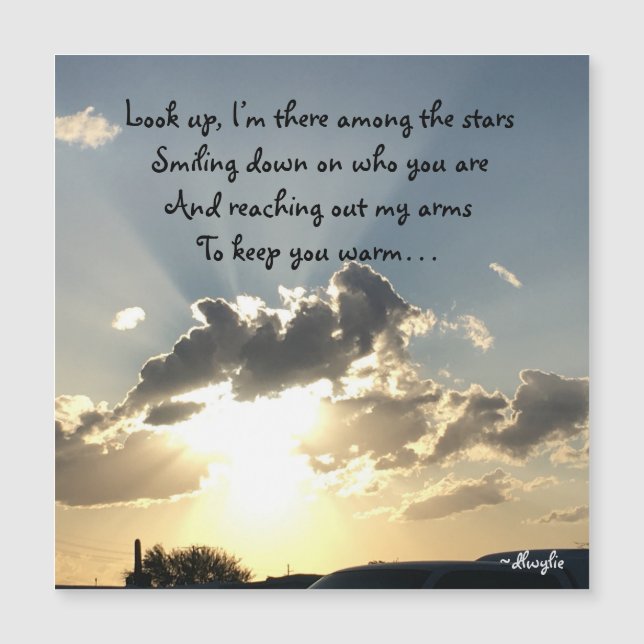 Olhe para cima - um tributo a um amado (Frente)