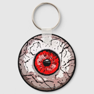 Olho assustador customizável - chaveiro