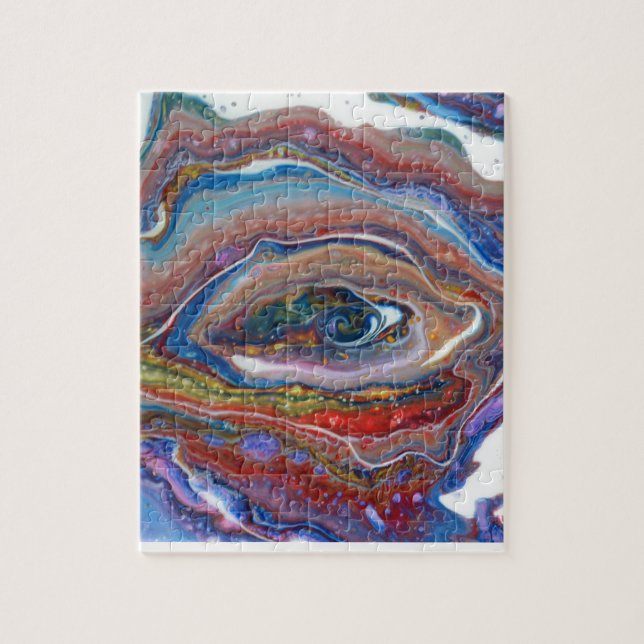 Olho cósmico do quebra-cabeça do universo (Vertical)