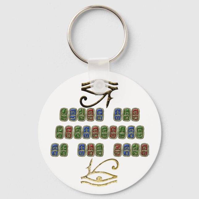 Olho de Chaveiro de Proteção contra Horus (Frente)