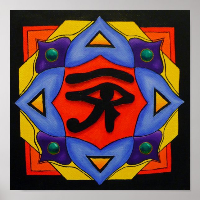 Olho De Horus Poster (Frente)