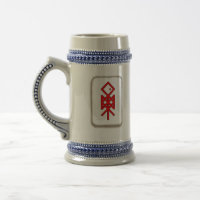 Olho de Odin Viking Bindrune Mead Caneca de cervej