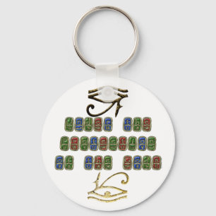 Olho do chaveiro da proteção de Horus