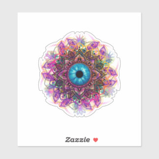 Olho do Observador Mandala - Adesivo