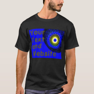 Olho do ouro com o seu texto significa camiseta es