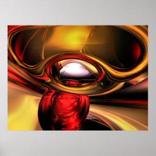 Olho do poster abstrato dos deuses