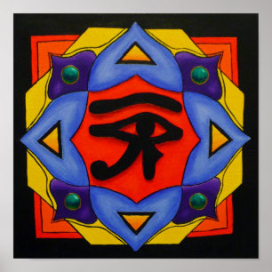 Olho do poster de Horus