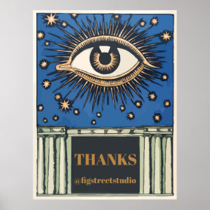 Olho Grande, editar texto, Obrigados, Poster