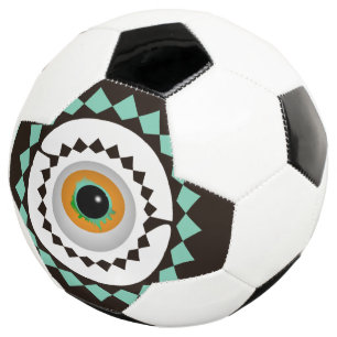Olho Na Bola Creepy Pastel Bola de Futebol Goth