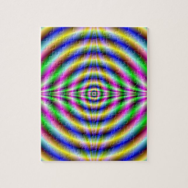 Olho Neon Psicedélico quebra-cabeça (Vertical)
