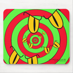 Olhos assustadores Mousepad
