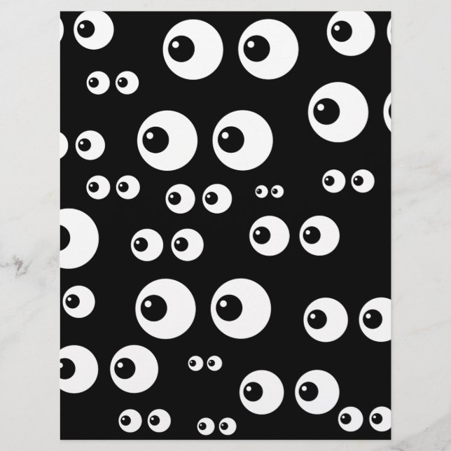 olhos brancos pretos (Frente)