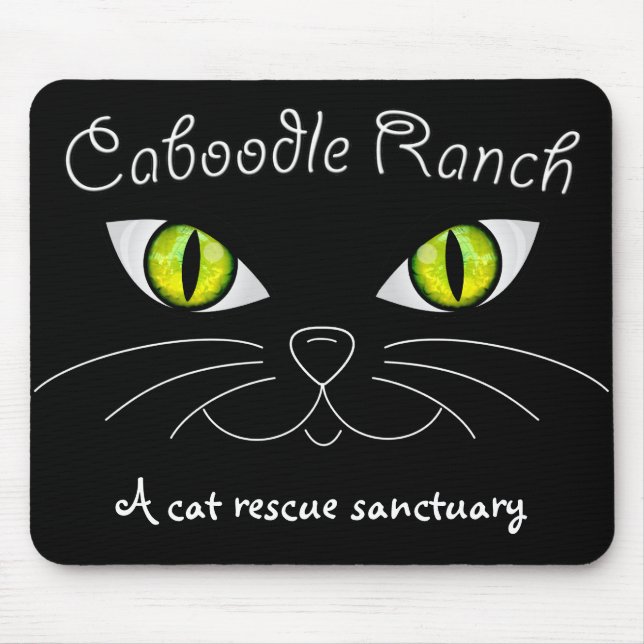 "Olhos brilhantes" Mousepad escuro (Frente)