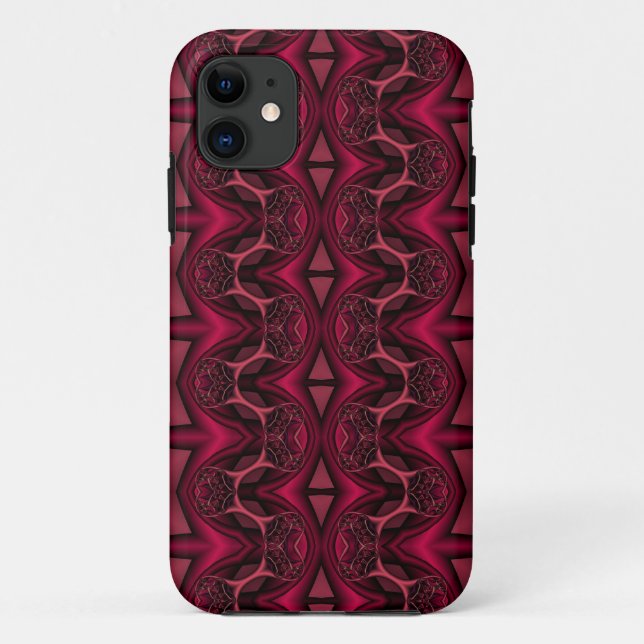 Olhos cor-de-rosa com olhos de arte fractal capas  (Verso)