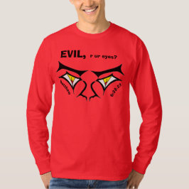 Olhos De Cartoon Criativos Olham Para A Sua Camisa