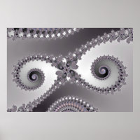 Olhos de Coruja - Poster Fractal