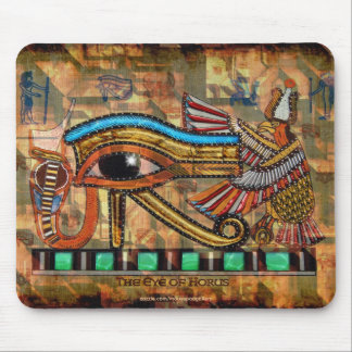 OLHOS DE HORUS, WADJET Egípcio Art Mousepad