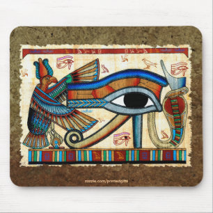 OLHOS DE HORUS, WADJET Egípcio Mousepad