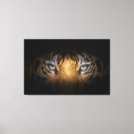 Olhos De Uma Arte Canvas De Tigre