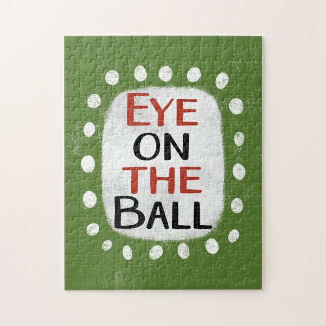Olhos Na Quebra-cabeça De Bola De Jigserra (Vertical)