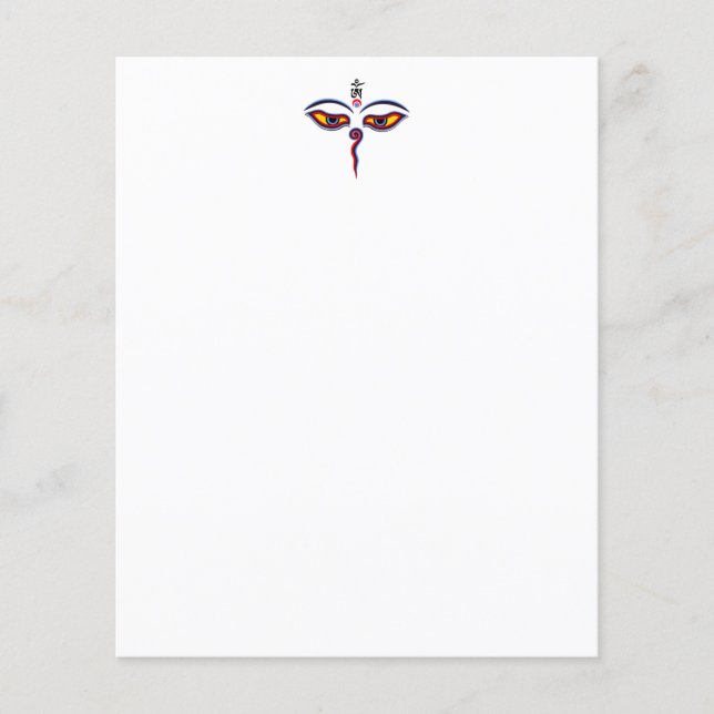 Olhos Sabedoria De Buda - Olhos Do Templo De Bodhn (Frente)