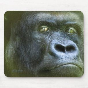Olhos selvagens - Silverback Mousepad